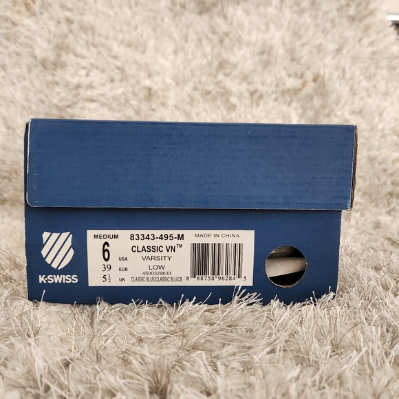 K-SWISS Classic VN Varsity Leather Sneakers, Size US 6M or 8W - Picture 10 of 12